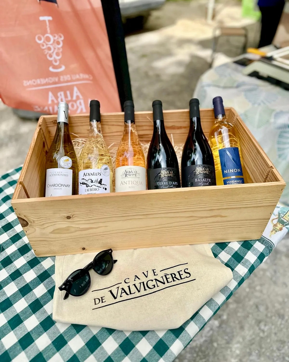 Caisse de vin